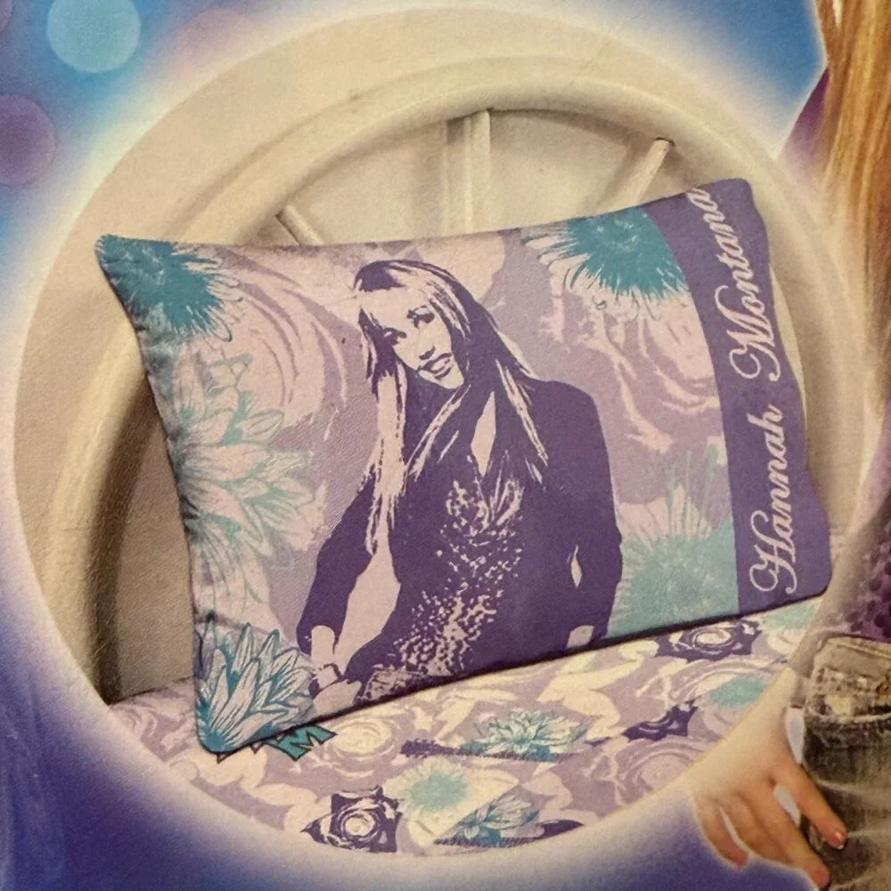 NEW Hannah Montana Disney Pillowcase Cotton Rich - Picture 3 of 4